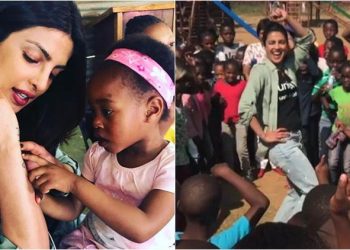 Priyanka spends time with refugee children in Ethiopia