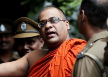 Hardline Buddhist monk Galagodaatte Gnanasara, speaking to reporters Friday, said that two Tamil Nadu Thowheeth Jamaath (TNTJ) men -- Ayub and Abdeen -- visited Sri Lanka.