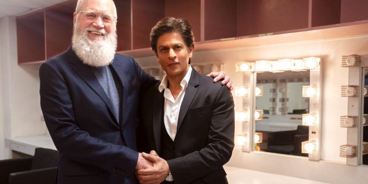 Shah Rukh took to Twitter, where he shared a photograph of himself along with Letterman. He thanked the talk show host for making him feel like himself.