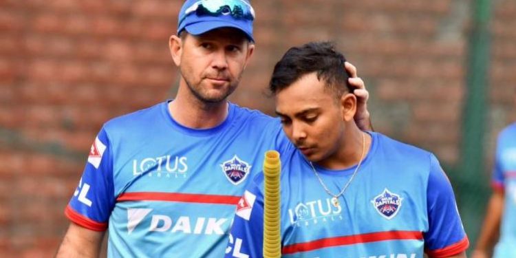 Shaw played for IPL franchise Delhi Capitals under two former slippers -- coach Ponting and team advisor Ganguly. 