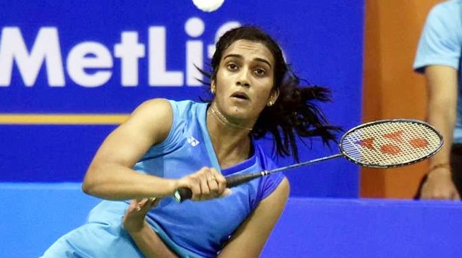 PV Sindhu won her singles match against her Malaysian opponent