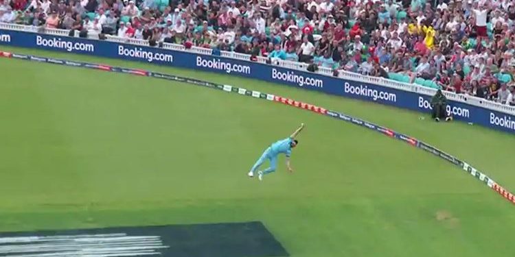 Stokes capped a man-of-the-match display in England's 104-run victory at the Oval with one of the greatest catches in World Cup history.