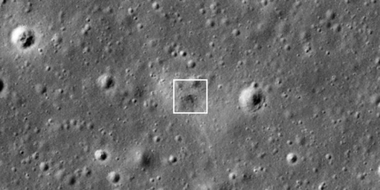 NASA spots Israeli spacecraft's crash site on Moon