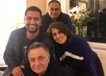 Vicky Kaushal meets Rishi, Neetu in US