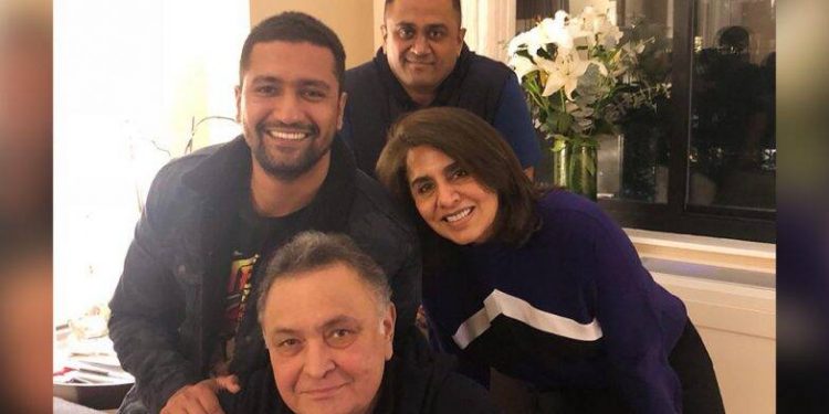 Vicky Kaushal meets Rishi, Neetu in US