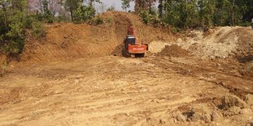 Illegal soil mining