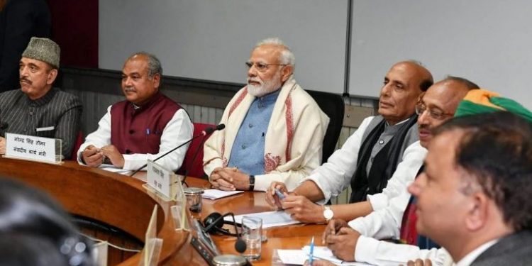 The Prime Minister called the meeting to discuss his initiative of holding simultaneous elections across the country.