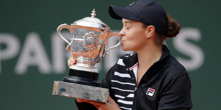 Boasting a bewildering array of shots and spins, the eighth seed crushed her Czech teenage opponent 6-1, 6-3 to win her first Grand Slam title.