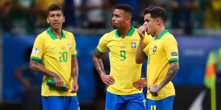 Brazil left the field to boos but remain top of Group A with four points from two games, and one game to play.