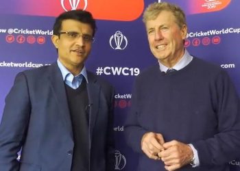 Both Ganguly and Wright, part of the commentary team at the ongoing World Cup, gave Indian fans a moment of nostalgia Thursday.