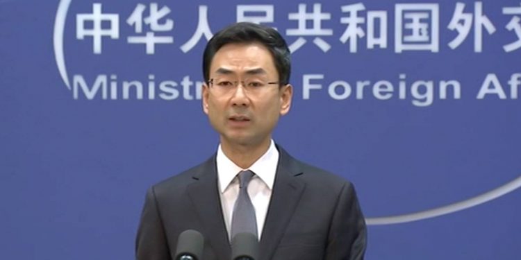 Chinese Foreign ministry spokesman Geng Shuang