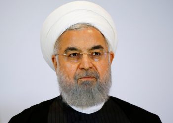 FILE PHOTO: Iranian President Hassan Rouhani. REUTERS/Denis Balibouse/File Photo