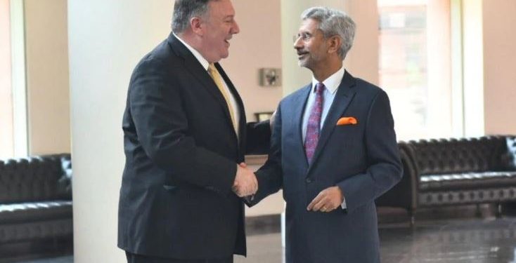 Before meeting Jaishankar, Pompeo met National Security Advisor Ajit Doval.