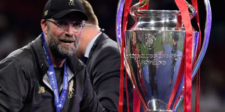 A beaming Klopp revealed after Saturday's 2-0 final victory over Tottenham Hotspur in Madrid that he had received a congratulatory phonecall from Manchester City coach Pep Guardiola.