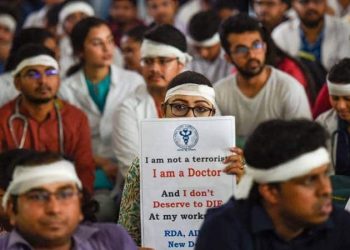 The doctors' in the eastern state are currently on strike after a brutal assault on two junior doctors earlier this week at a Kolkata hospital.