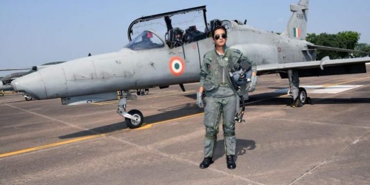 She achieved the feat at the Kalaikunda Air Force Station in West Bengal Thursday.