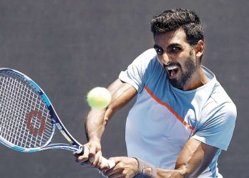 Prajnesh Gunneswaran registered a straight set win