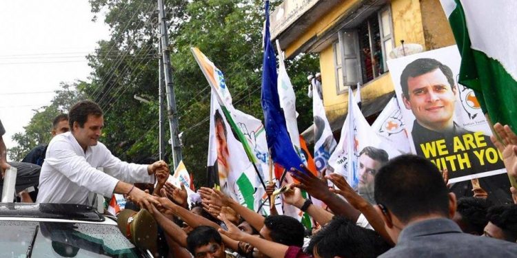 On his first visit to his constituency after being elected to Lok Sabha, Gandhi addressed party workers at Kalpetta, Kambalakadu and Panamaram during a roadshow Saturday.