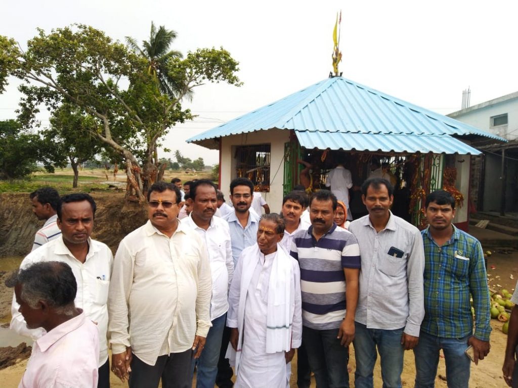 Bhusandheswar temple’s reconstruction begins