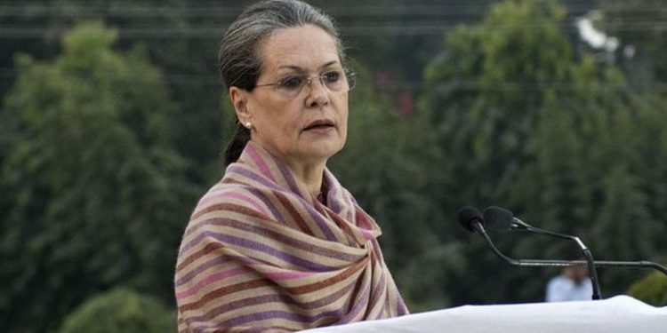 Congress interim president Sonia Gandhi