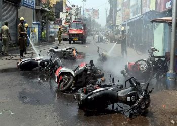 Police has so far confirmed deaths of three political workers comprising two from BJP and one from Trinamool Congress in the incident. (Photo: AFP)