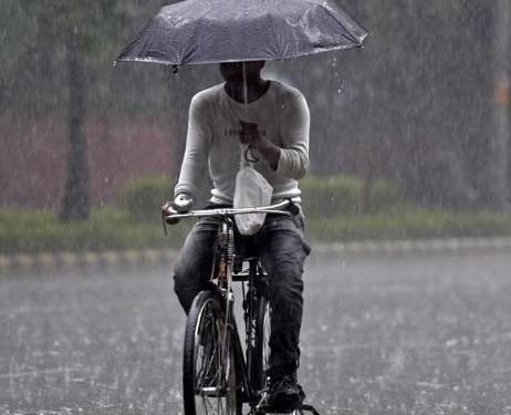 Thunderstorm and rainfall