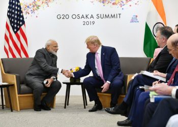 Modi and Trump met in the Japanese port city of Osaka on the sidelines of the G20 Summit.