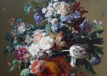 Vase of Flowers,1722 by Jan van Huysum