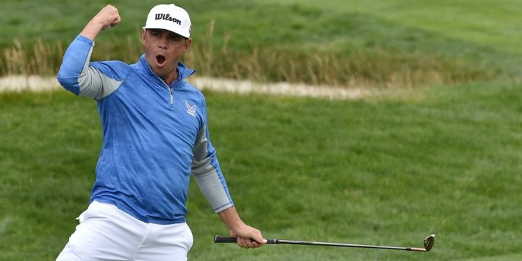 Woodland punctuated the victory with a birdie bomb at 18, a final flourish in a display of back-nine fortitude that saw him convert a 54-hole lead for the first time in eight career attempts.