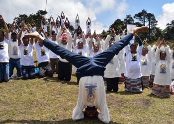 Indian Embassy of Nepal organises Yoga Day celebrations at Everest gateway.