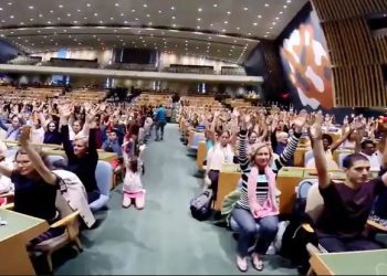 Addressing the large gathering, Deputy Secretary-General Amina Mohammed said the essence of yoga is balance.