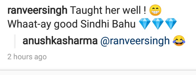 Deepika is a 'good Sindhi bahu', says Ranveer