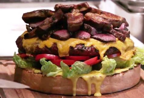 This burger has a gold leaf and costs Rs 70,000