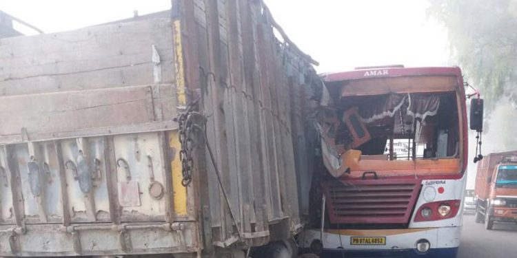 11 passengers killed, 25 injured as speeding bus rams into truck