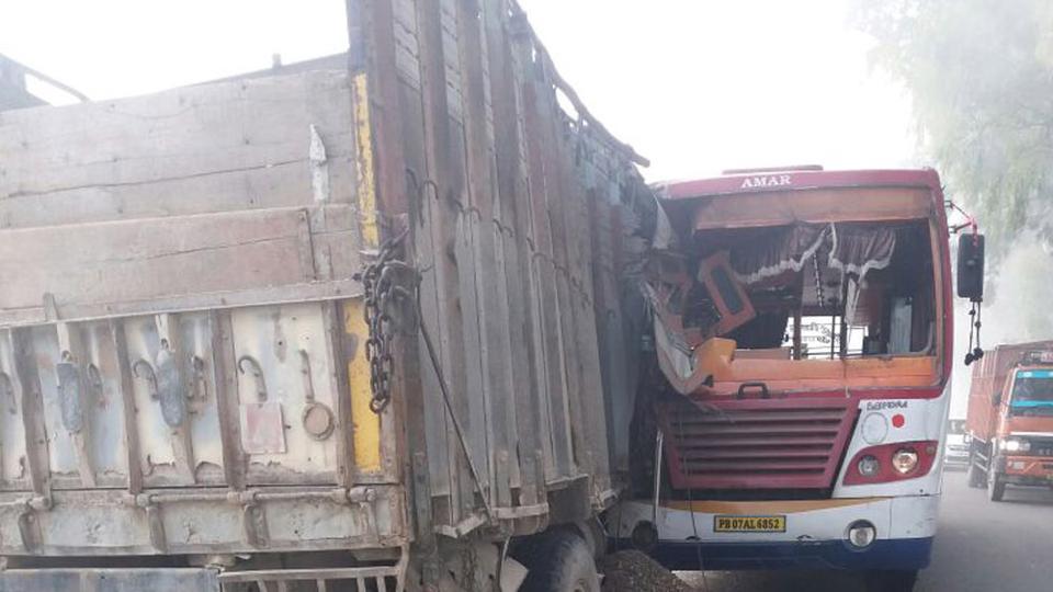 11 passengers killed, 25 injured as speeding bus rams into truck