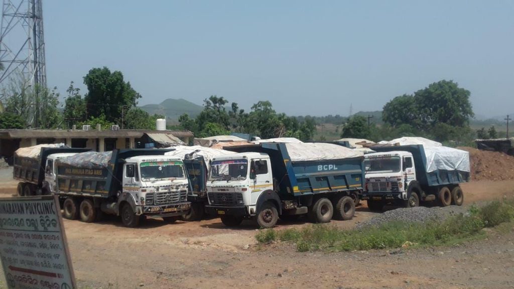 29 granite-laden trucks seized on Jajpur border