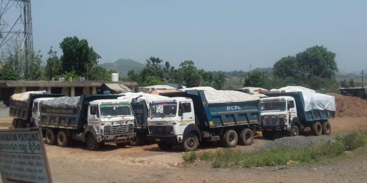 29 granite-laden trucks seized on Jajpur border