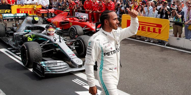 Lewis Hamilton after his triumph, Sunday