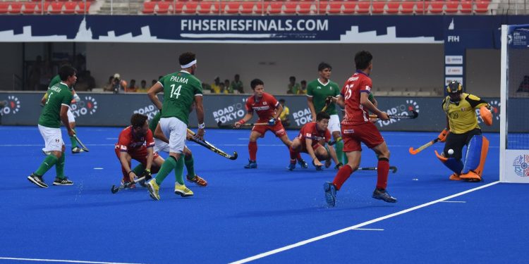 Tense moment before the Mexico goal during their game against Japan, Friday