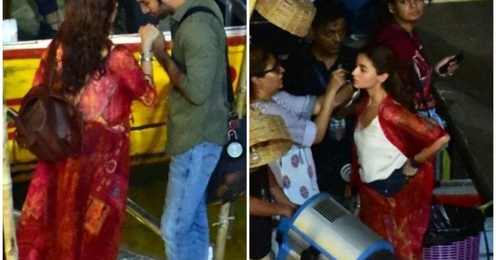 Ranbir Kapoor, Alia Bhatt pictures leaked from Brahmastra sets