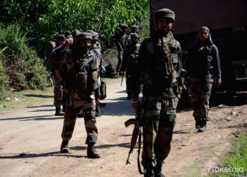 Search operation after gunfight in J&K