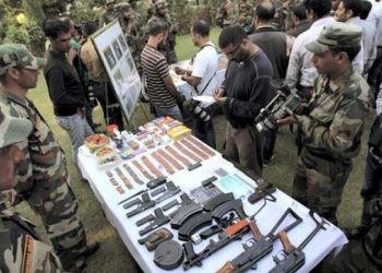 The hideout is believed to be of militants who have been killed in the past by Security Forces (Photo: PTI)