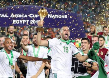 The victory at Cairo International Stadium was Algeria's second over the Lions of Teranga in this year's edition of Africa's biennial soccer championship.