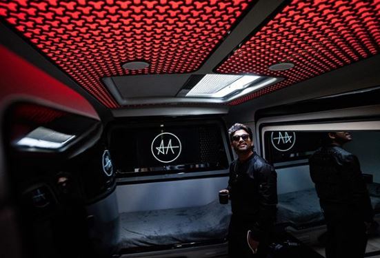 Image result for Superstar Allu Arjun purchased Vanity van, worth 7 crores