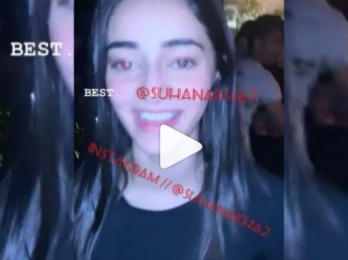 Watch video of Ananya Panday and Suhana Khan night out