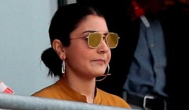 Anushka who cheered and hooted for the team, was caught by the cameras asking her friends what the signal for boundaries was.