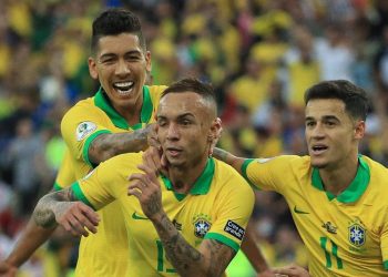 It is the ninth time that Brazil have lifted the football's oldest international continental trophy, which was first played in 1916.