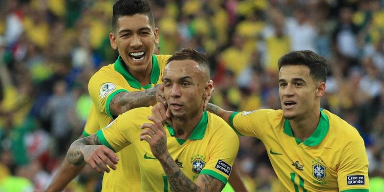 It is the ninth time that Brazil have lifted the football's oldest international continental trophy, which was first played in 1916.