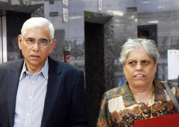 CoA members Vinod Rai and Diana Edulji