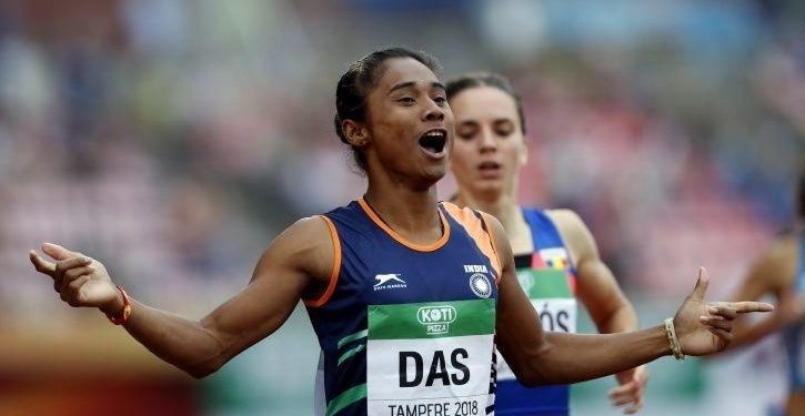 Das clocked 23.43 seconds to bag the top honours, Saturday.